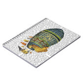 Blauwe luchtballon notitieboek (Linkerzijde)