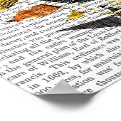 Blauwe luchtballon poster (Hoek)