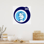 blauwe luchtbelletjes : poster (Keuken)