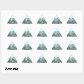 Blauwe luchten en Alaskische bergen Sticker (Vel)