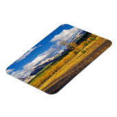 Blauwe luchten en wolken boven een weide magneet (Linkerzijde)
