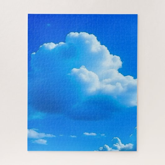 Blauwe luchten en wolken puzzel legpuzzel (Verticaal)