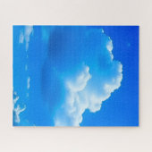 Blauwe luchten en wolken puzzel legpuzzel (Horizontaal)