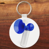 Blauwe luchthoorn sleutelhanger (Voorkant)