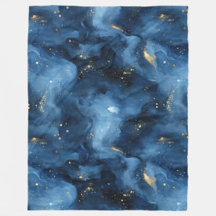 Blauwe Luchtstelsel Fleece Deken
