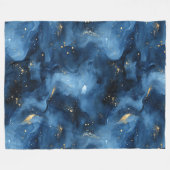 Blauwe Luchtstelsel   Fleece Deken (Voorkant (Horizontaal))