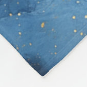 Blauwe Luchtstelsel   Fleece Deken (Hoek)