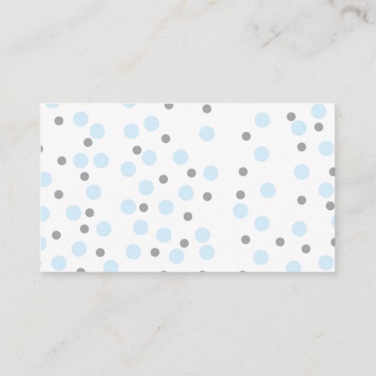 Blauwe luier Raffle Informatiekaartje (Achterkant)