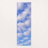 Blauwe luiers en fluffy wolken yogamat (Achterkant)