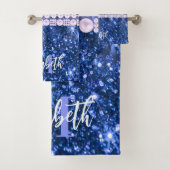 Blauwe luipaard bad handdoek (Insitu)