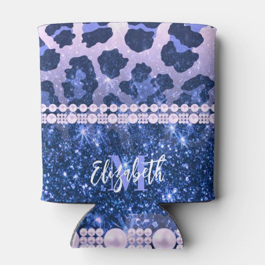 Blauwe luipaard blikjeskoeler (Achterkant)