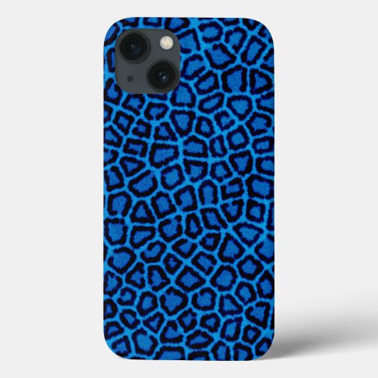 Blauwe luipaard Case-Mate iPhone case (Achterkant)