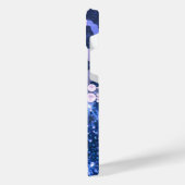 Blauwe luipaard iPhone hoesje (Linkerkant)