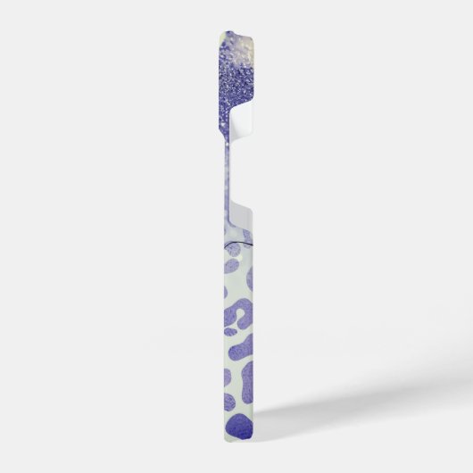 Blauwe luipaard iPhone hoesje (Linkerkant)