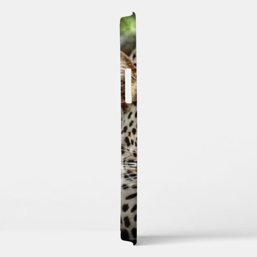 Blauwe luipaard iPhone/iPad case (Achterkant / Rechts)