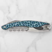 Blauwe luipaard kurkentrekker (Achterkant)