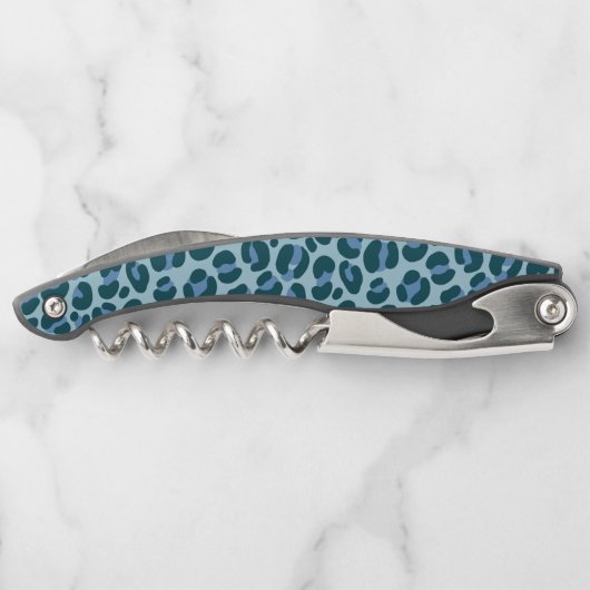 Blauwe luipaard kurkentrekker (Achterkant)