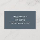 Blauwe luipaard Visitekaartjes (Achterkant)