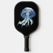 Blauwe lumier pickleball paddle (Voorkant)