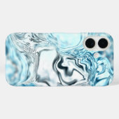 blauwe luminantie Case-Mate iPhone case (Achterkant (horizontaal))