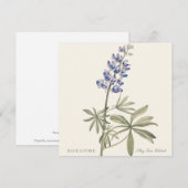 Blauwe Lupine door Mary Walcott (Voorkant / Achterkant)