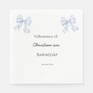 Blauwe Lus servetten doop