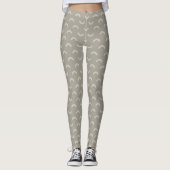 Blauwe luxe leggings (Voorkant)