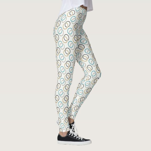 Blauwe luxe leggings (Rechts)