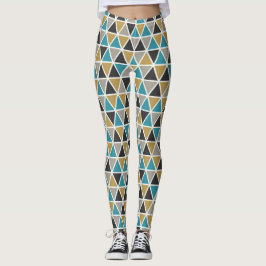 Blauwe luxe leggings
