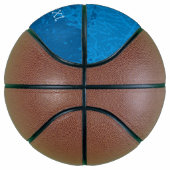 Blauwe Lyre Achtergrond Basketbal (Rechts)