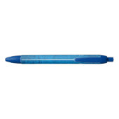Blauwe Lyre Achtergrond Inkt Pen (Achterkant)