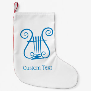Blauwe Lyre Kleine Kerstsok