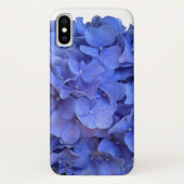 Blauwe maagdenpalm elegante bloemen hortensia's Case-Mate iPhone case (Achterkant)