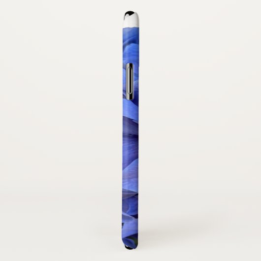 Blauwe maagdenpalm elegante bloemen hortensia's Case-Mate iPhone case (Achterkant / rechts)