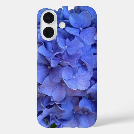 Blauwe maagdenpalm elegante bloemen hortensia's Case-Mate iPhone case (Achterkant)