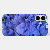 Blauwe maagdenpalm elegante bloemen hortensia's Case-Mate iPhone case (Achterkant (horizontaal))