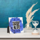 Blauwe maagdenpalm elegante bloemen hortensia's fotoplaat (Insitu)