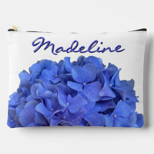 Blauwe maagdenpalm elegante bloemhortensia's monog etui
