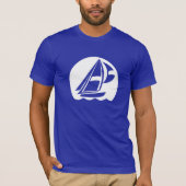 Blauwe maaltijden t-shirt (Voorkant)