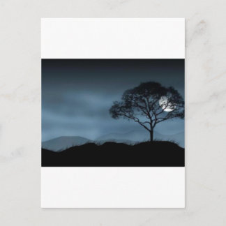 BLAUWE MAAN BRIEFKAART