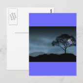 BLAUWE MAAN BRIEFKAART (Voorkant / Achterkant)