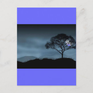 BLAUWE MAAN BRIEFKAART