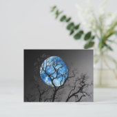 blauwe maan briefkaart (Staand voorkant)