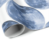 blauwe maan cadeaupapier (Rol Hoek)