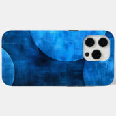 Blauwe maan cirkels Case-Mate iPhone case (Achterkant (horizontaal))