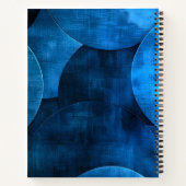 Blauwe maan cirkels notitieboek (Achterkant)
