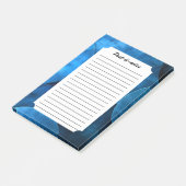 Blauwe maan cirkels post-it® notes (Schuin)