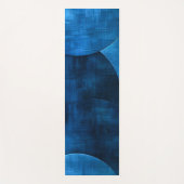 Blauwe maan cirkels yogamat (Voorkant)