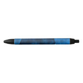 Blauwe maan cirkels zwarte inkt pen (Voorkant)