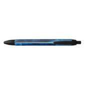 Blauwe maan cirkels zwarte inkt pen (Achterkant)